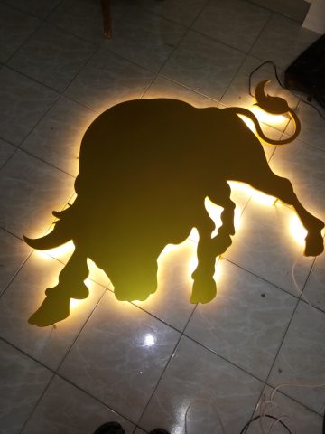 อักษรไฟ LED. รูปที่ 100 - อาร์มงานป้ายโคราช